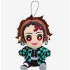 Anime * | Anime Demon Slayer: Kimetsu No Yaiba Chibi Tanjiro Kamado (Sitting) 8 Inch Plush