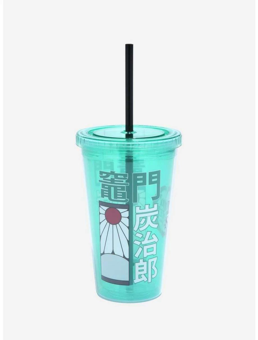 Anime * | Anime Demon Slayer: Kimetsu No Yaiba Tanjiro Kamado Hanafuda Earring Carnival Cup