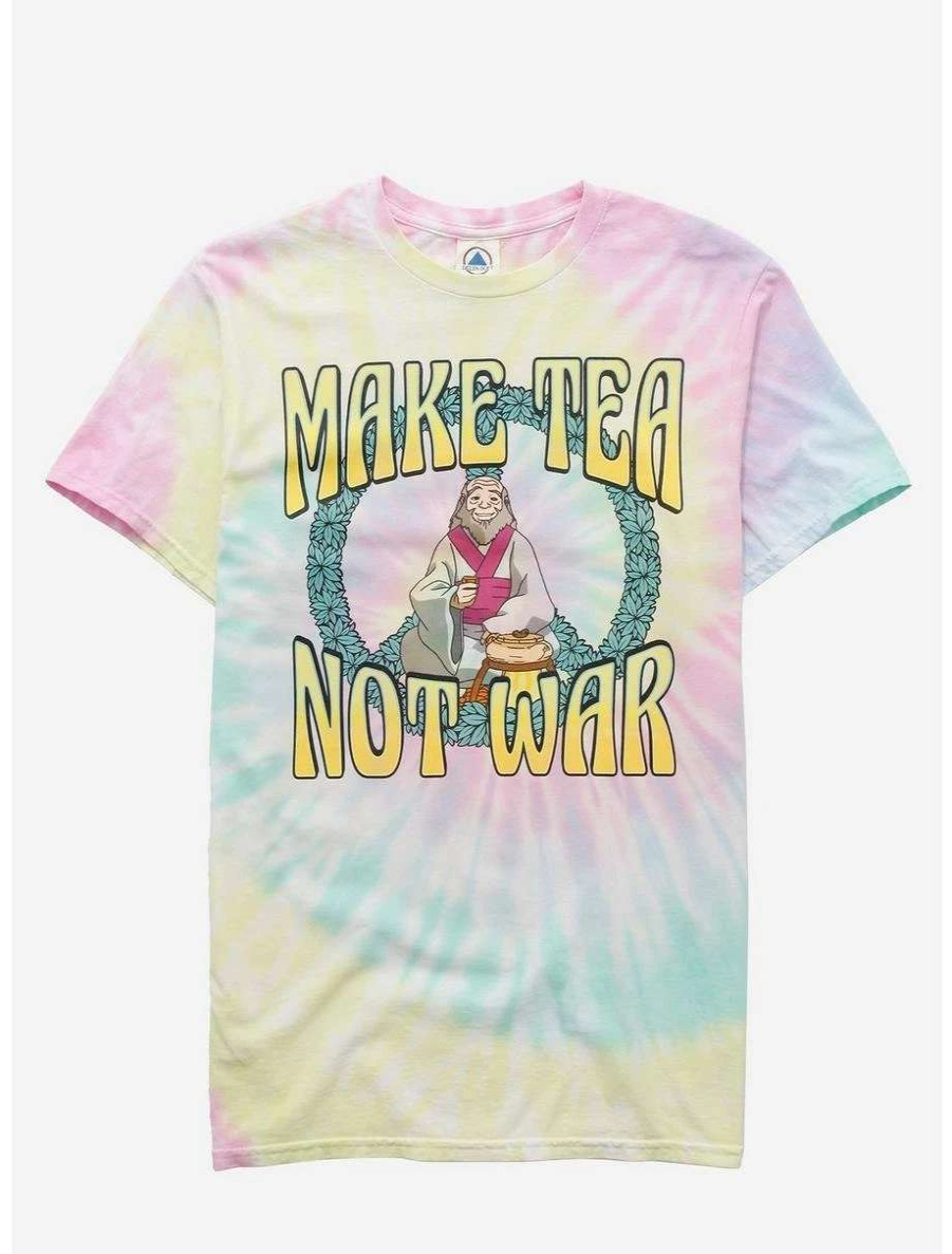 Anime * | Anime Avatar: The Last Airbender Make Tea Not War Tie-Dye T-Shirt Boxlunch Exclusive