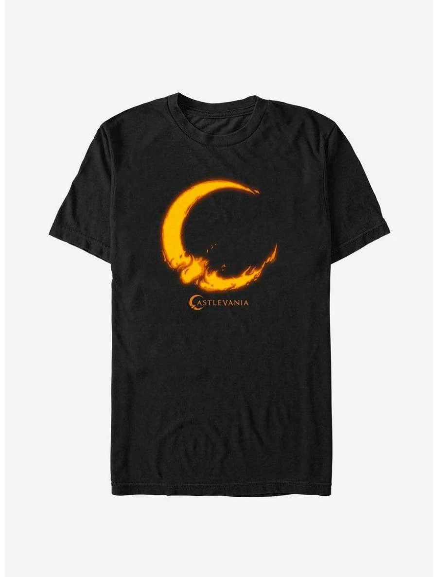 Anime * | Anime Castlevania Moon Fire T-Shirt