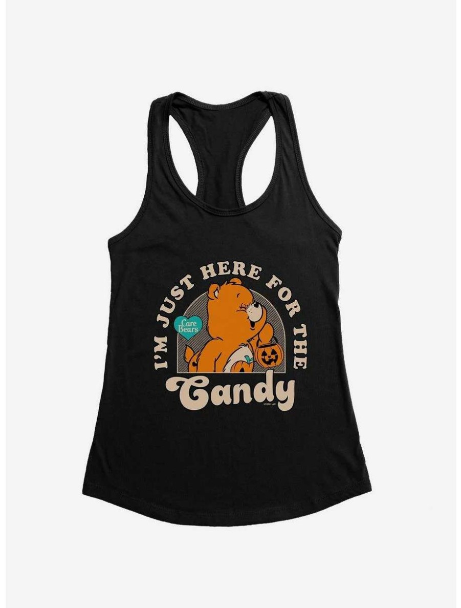 Cartoons * | Cartoons Care Bears Just Here For The Candy Womens Tank Top