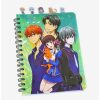 Anime * | Anime Fruits Basket Group Portrait Tab Journal Boxlunch Exclusive