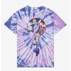 Cartoons * | Cartoons Disney Gravity Falls Dipper & Mabel Question Mark Tie-Dye T-Shirt Boxlunch Exclusive