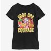 Cartoons * | Cartoons Courage The Cowardly Dog Good Dog Scary Youth Girls T-Shirt