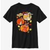 Cartoons * | Cartoons Cow And Chicken Cow And Chicken Pumpkin Portraits Youth T-Shirt