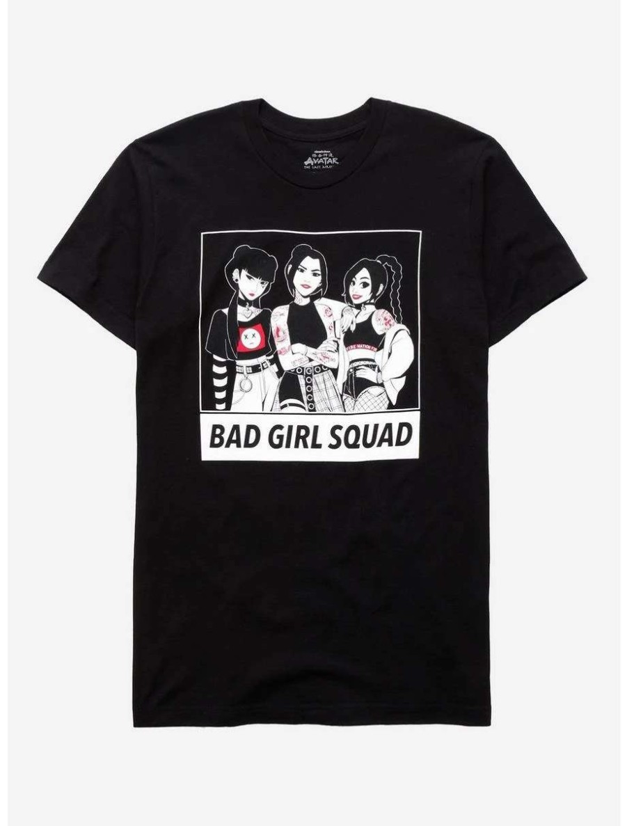 Anime * | Anime Avatar: The Last Airbender Bad Girl Squad Women'S T-Shirt Boxlunch Exclusive