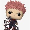 Anime * | Anime Funko Pop! Animation Jujutsu Kaisen Yuji Itadori Vinyl Figure